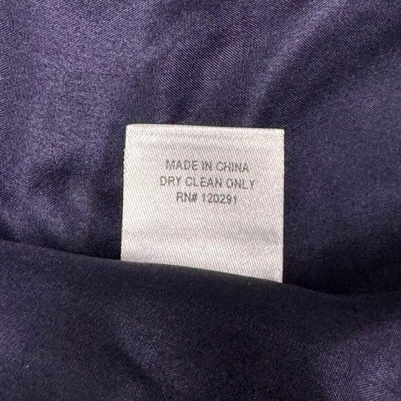 Mason by Michelle Mason Silk Floral Maxi Dress Sz.S Purple Button Front Event - Picture 10 of 14